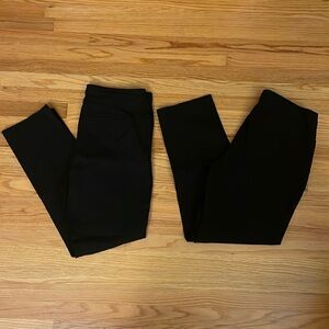 BUNDLE- Black Pull On Work Pants